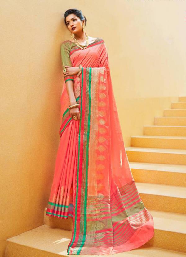 Kundan Lichi Silk Festival Wear Fancy sarees Collection 106001-106008